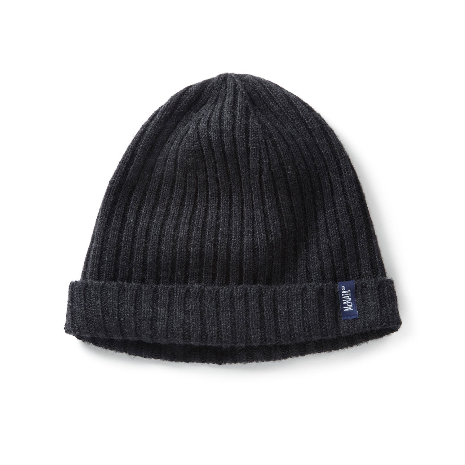 McNair men's beanie hat in charcoal