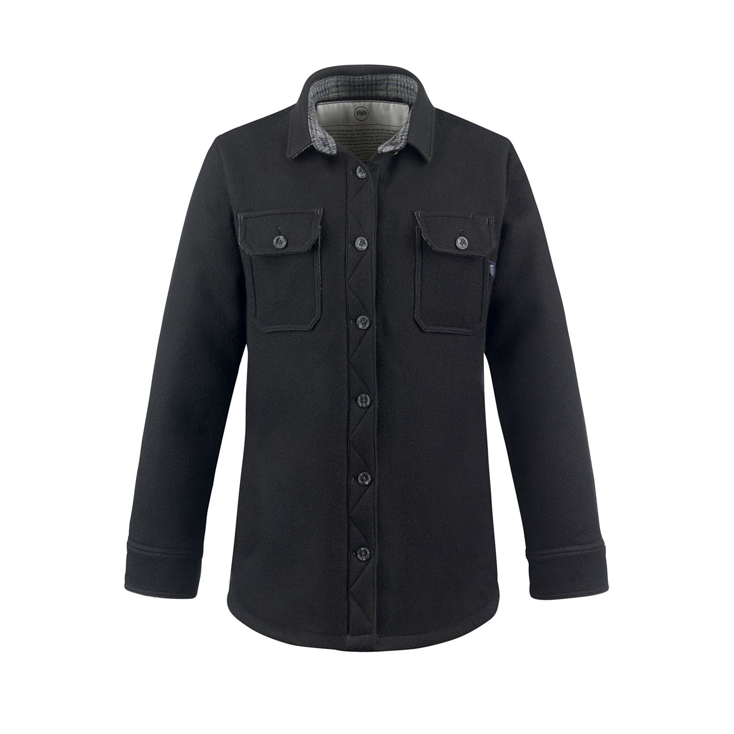 McNair women's merino mountain shirt in black