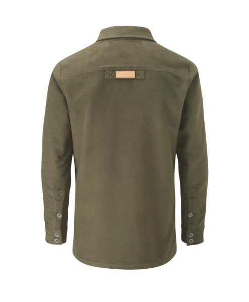 McNair men's PlasmaDry Olive Force shirt (back)