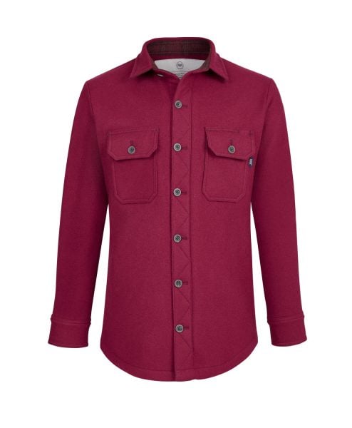 McNair men's merino Mountain Shirt in Heather