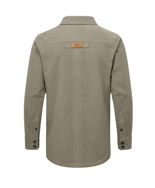 McNair men's moleskin Field Shirt in sandstone