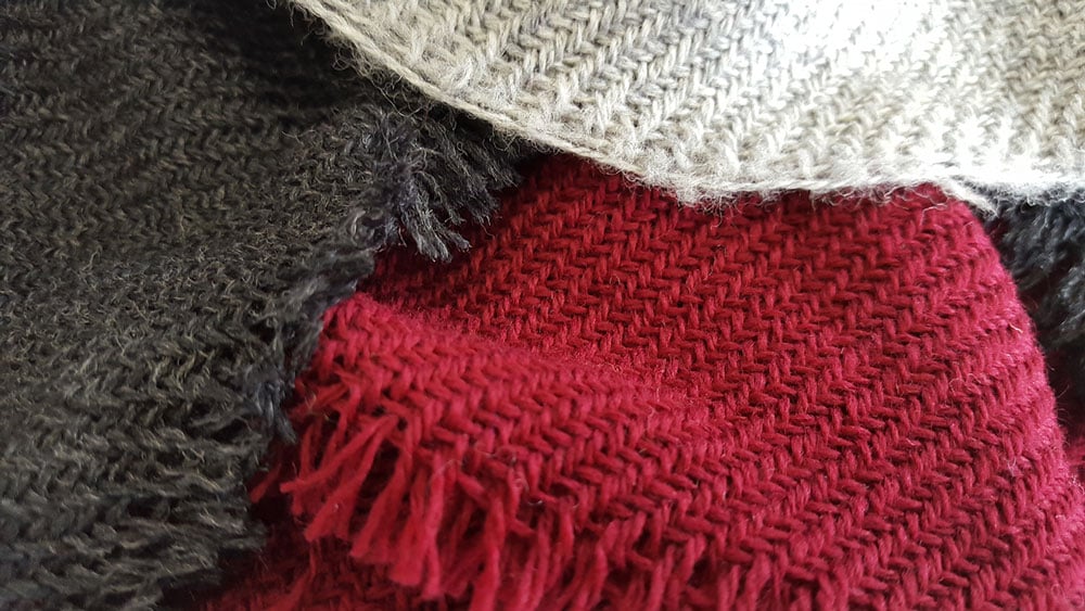 unfinished merino wool