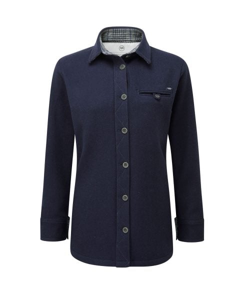McNair Women's midweight Fell Shirt in Classic Navy