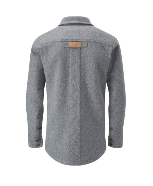 McNair merino shirt in Ash Melange