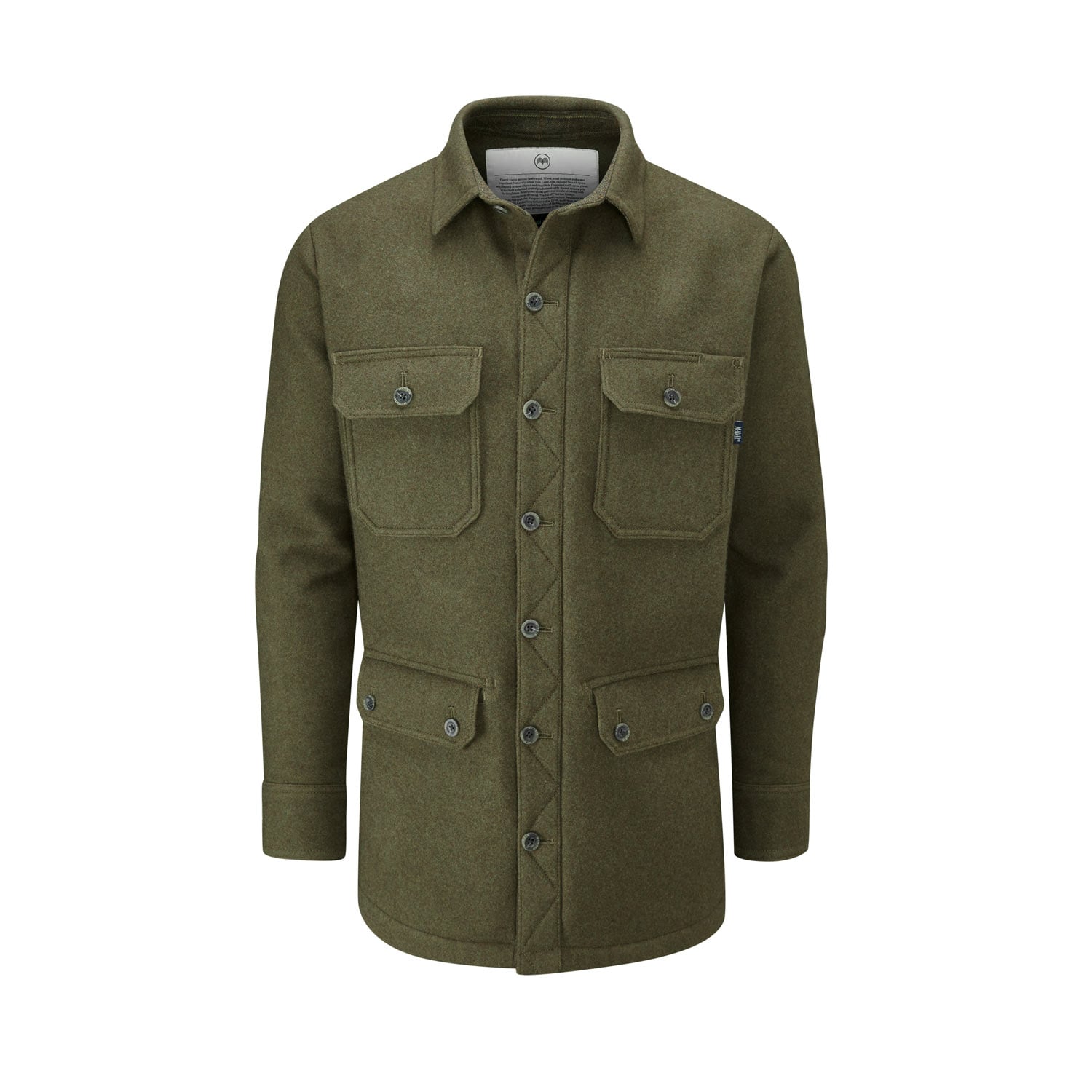 McNair men's merino jacket in Dark Sage