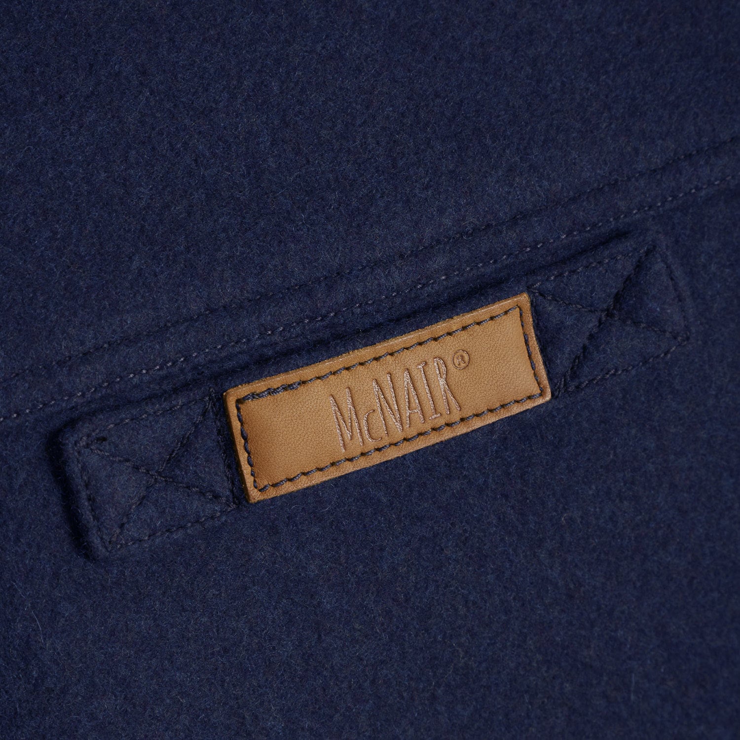 McNair Classic Merino merino Gilet - back label