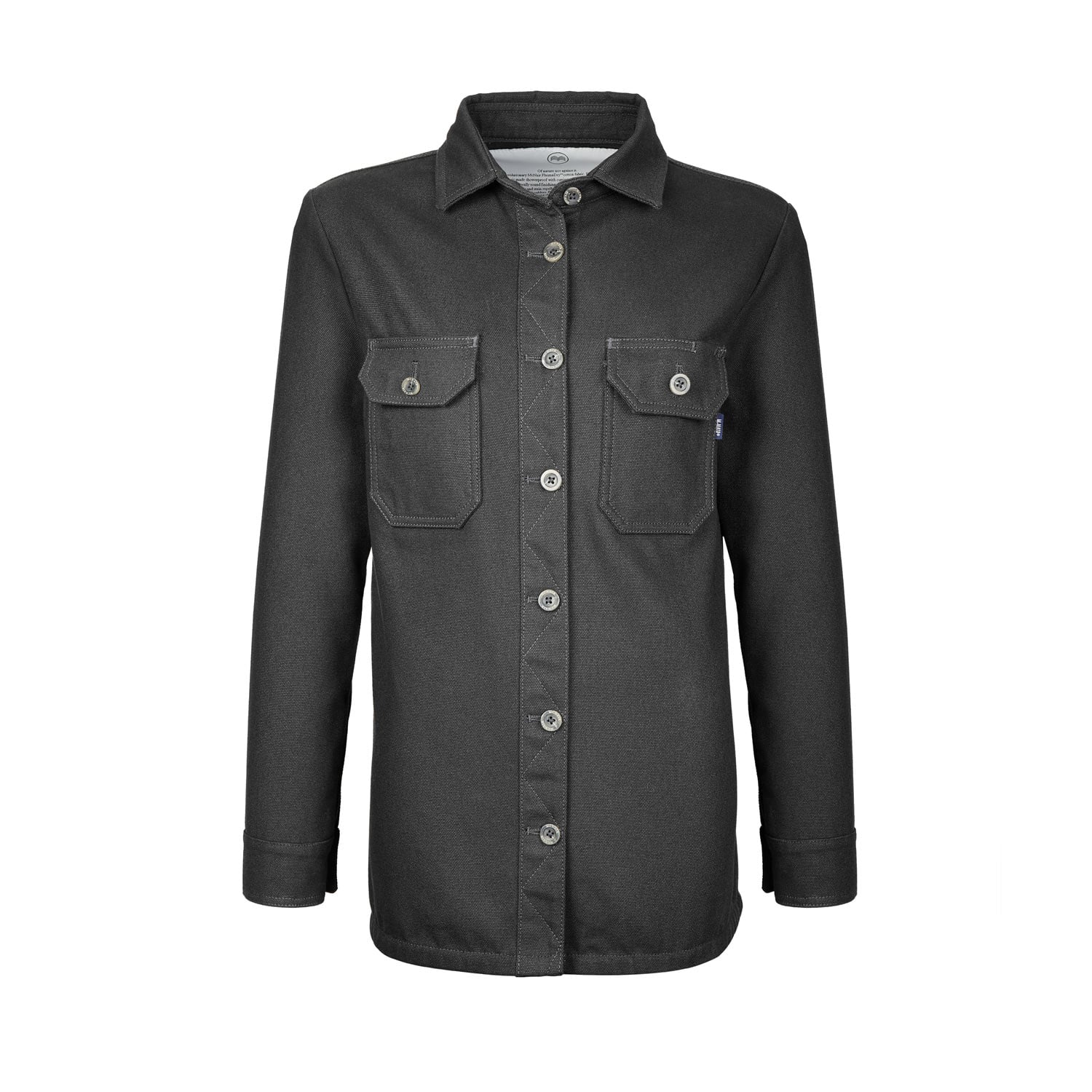 McNair women's PlasmaDry Canvas Work Shirt in black