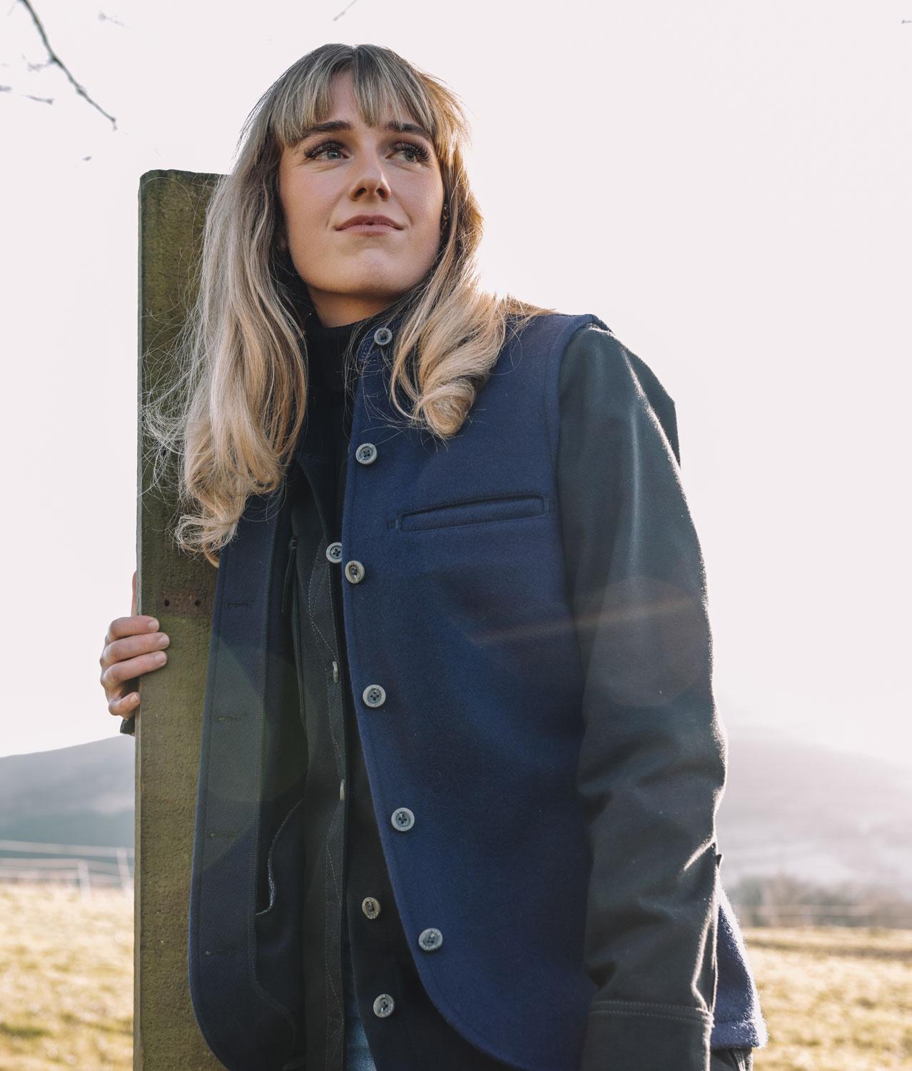 McNair women's merino Moonraker Gilet