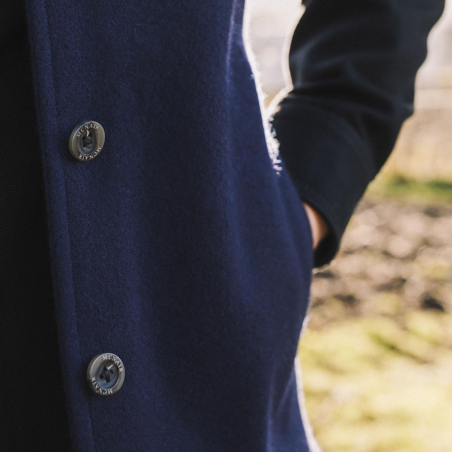 McNair women's merino Moonraker Gilet (pocket and buttons)