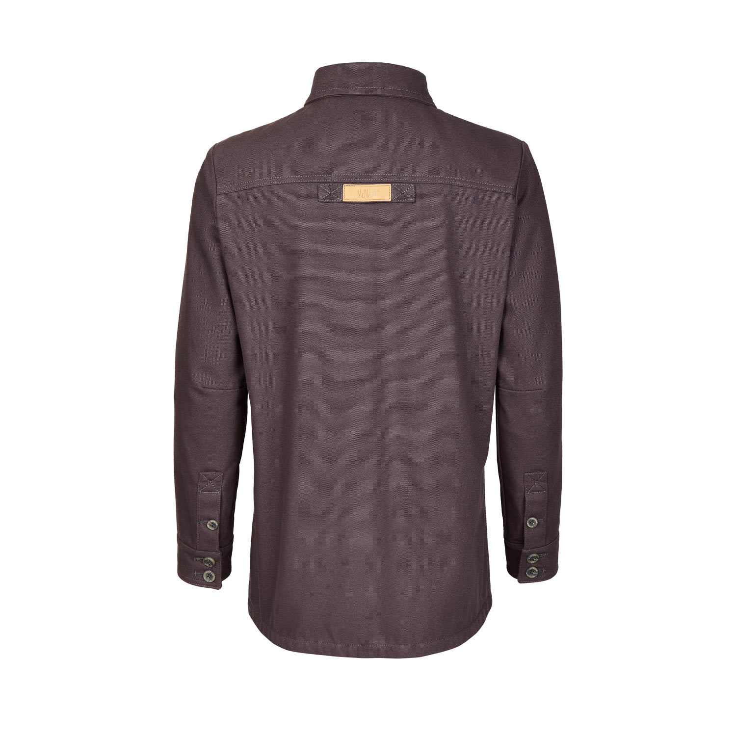 McNair women's PlasmaDry Canvas Work Shirt in twilight (back)