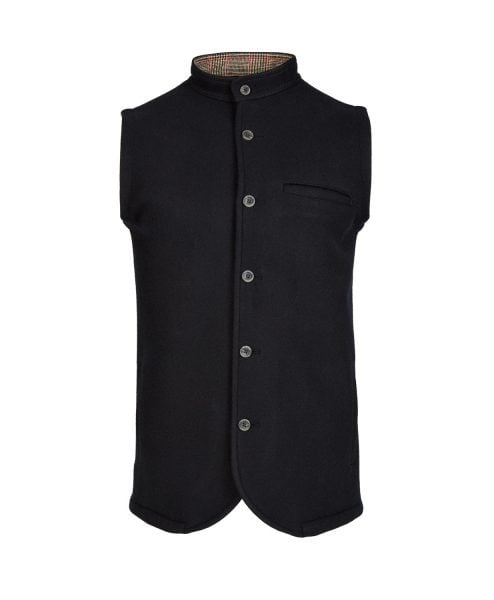McNair heavyweight merino Valley Gilet in black