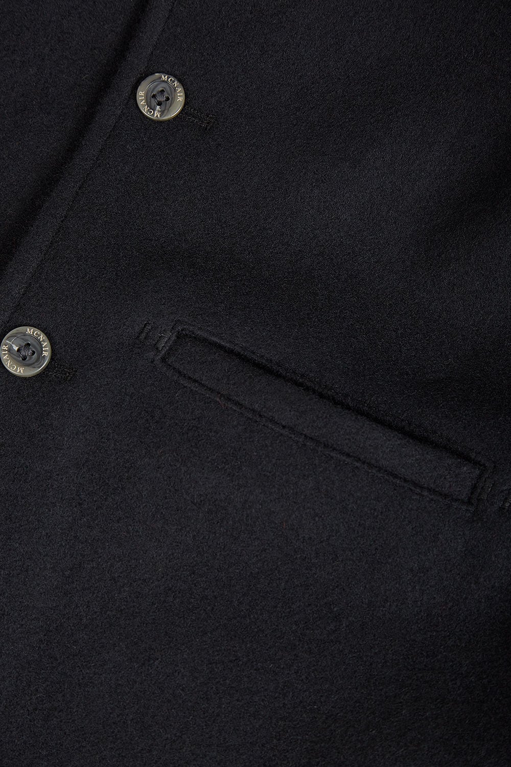McNair heavyweight merino Valley Gilet - pocket detail