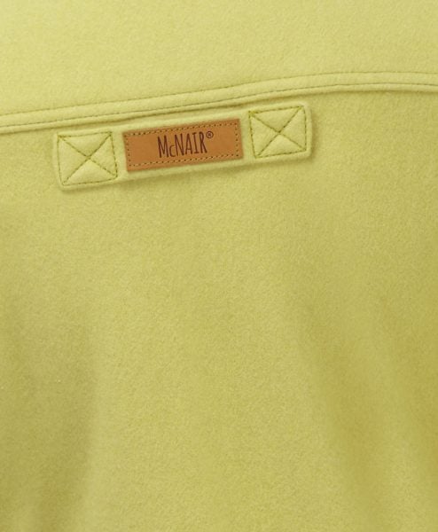 McNair English Mustard merino Gilet - back label