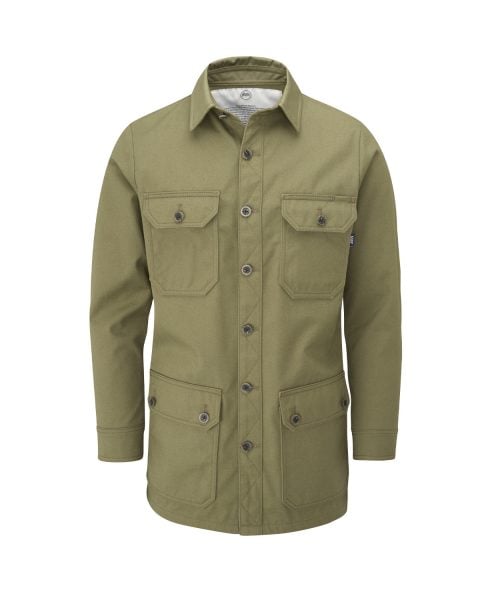 McNair men's Half Panama Jacket in Bay Leaf green