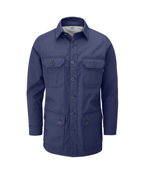 McNair men's Half Panama Jacket in Marine blue