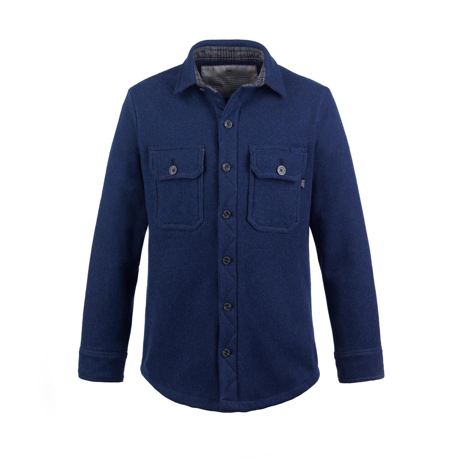 McNair men's merino Moonraker Jacket in Slawit Blue