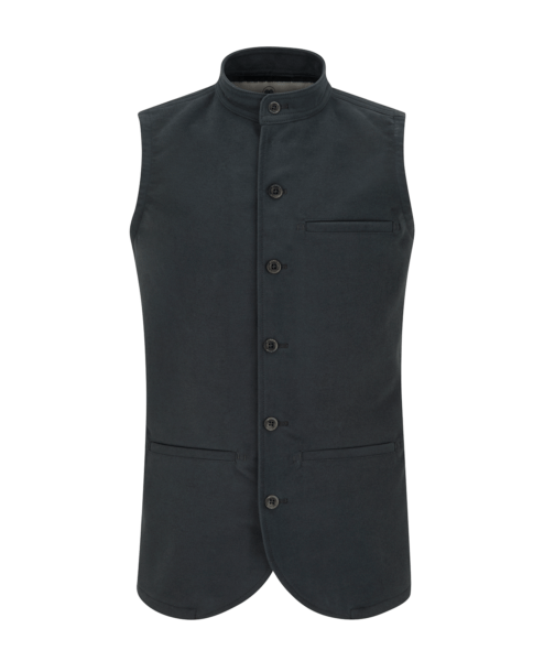 Men's moleskin Mill Gilet – Made to Measure